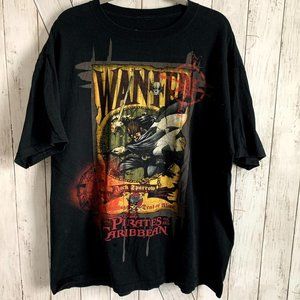 Disney Pirate of the Carribean Jack Sparrow tshirt